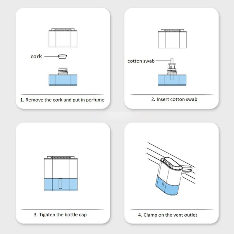 Car Air Conditioner Air Outlet Perfume Diffuser