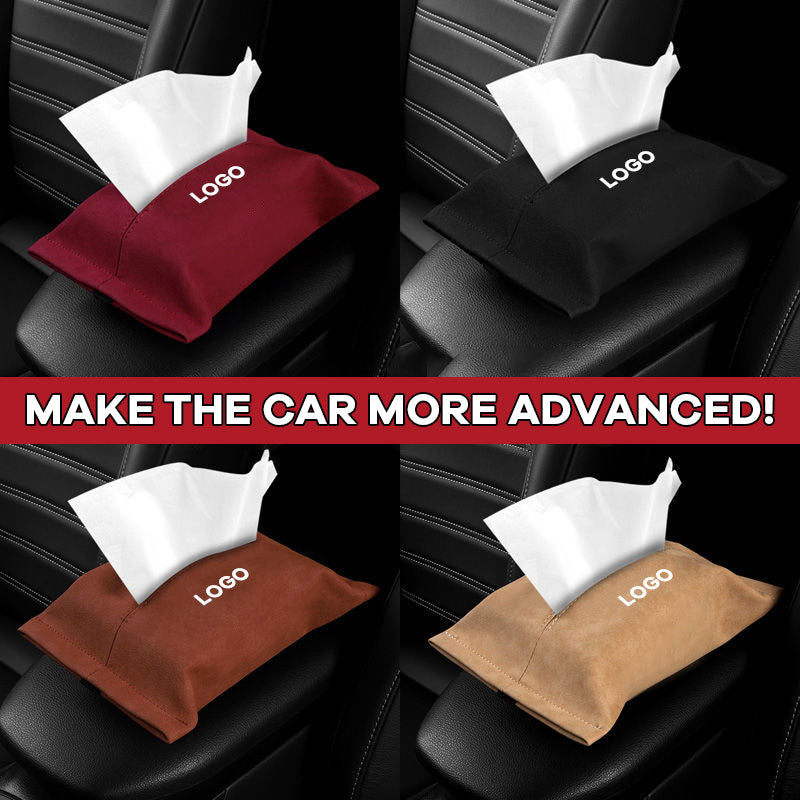 Suede Car Paper Box
