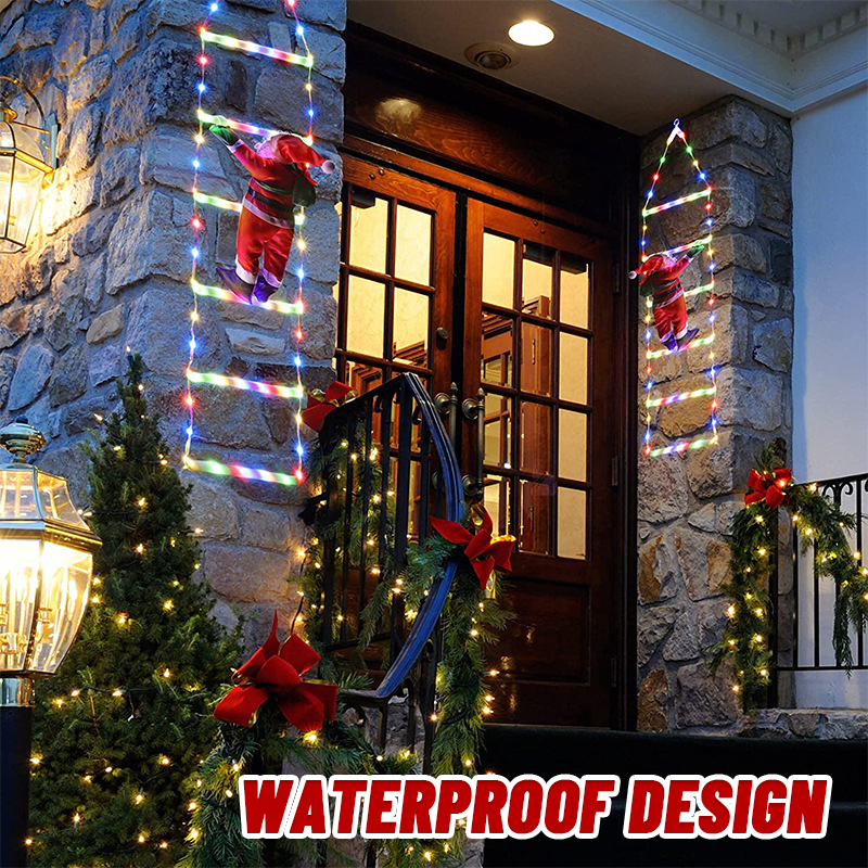 LED Santa Claus Doll Stair Light