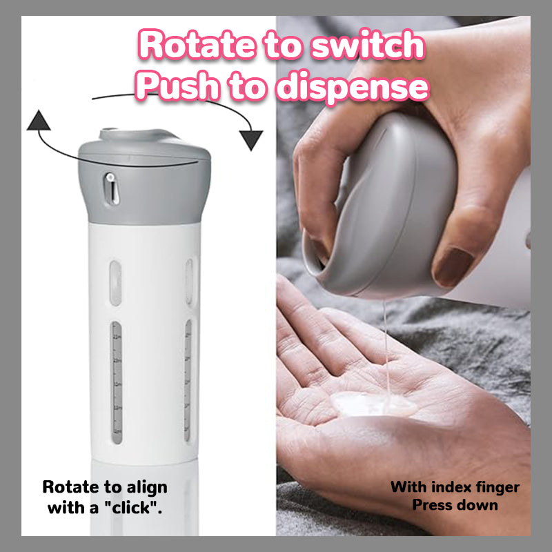 4-In-1 Travel Lotion Dispenser Bottle