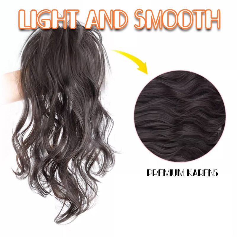 Half Tied Waterfall High Ponytail Wig