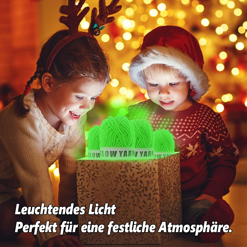 Im Dunkeln leuchtendes Garn – stricken Sie unglaublich leuchtende Aliens, Kostüme und Hüte/Luminous yarn