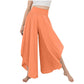 High Waist Ruffled Wide Leg Quick Dry Dance Pants
