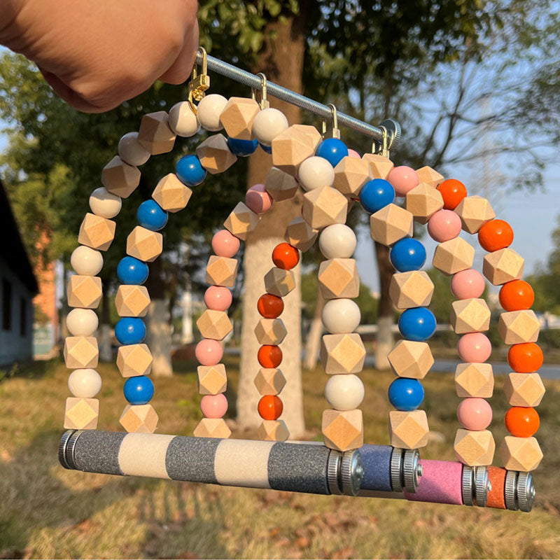 Parrot Chewing Standing Hanging Swing Toy