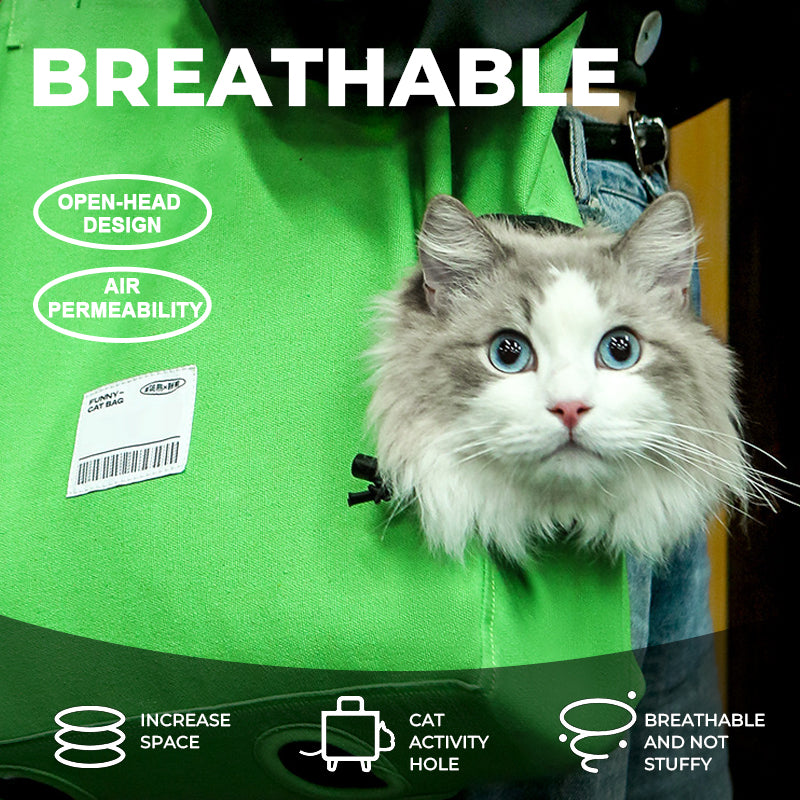 Breathable Canvas Cat Bag