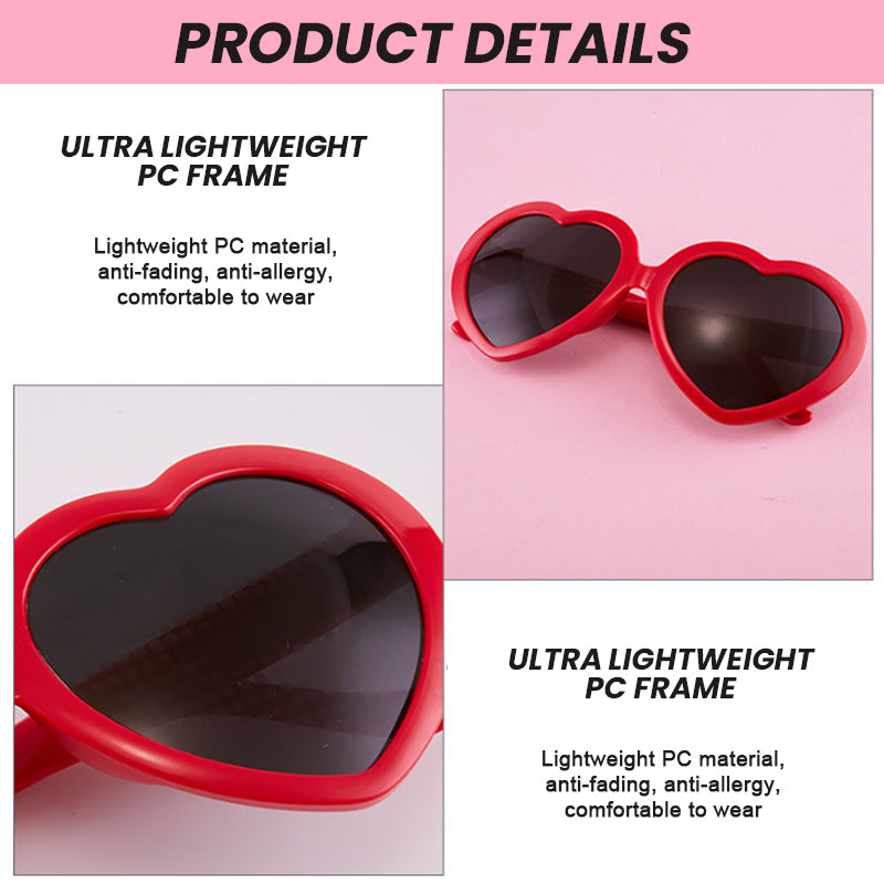 Heart Effect Diffraction Glasses