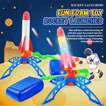 Children'S Feet Stepping On Small Rockets🚀