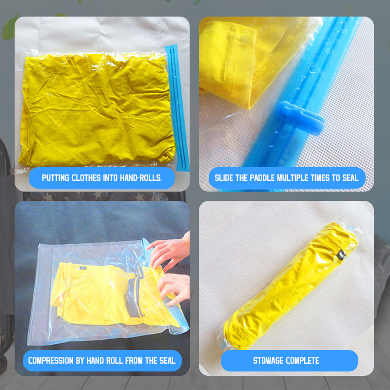 Hand Rolled Vacuum Compression Bag