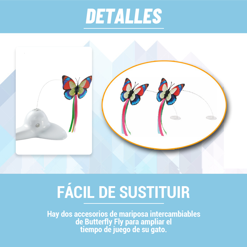 Juguete Eléctrico De Mariposa Para Mascotas./butterfly cat teaser stick