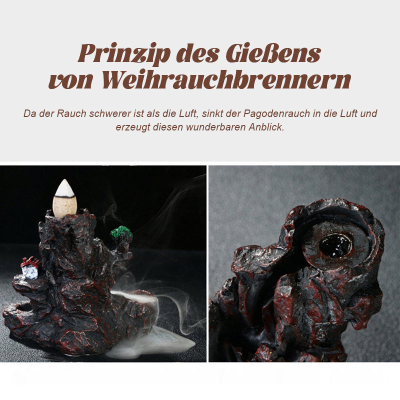 Kreative Weihrauchbrenner-Ornamente aus Kunstharz/Backflow incense burner