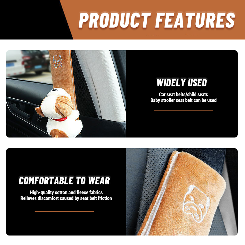 Cartoon Car Seat Belt Shoulder Cover