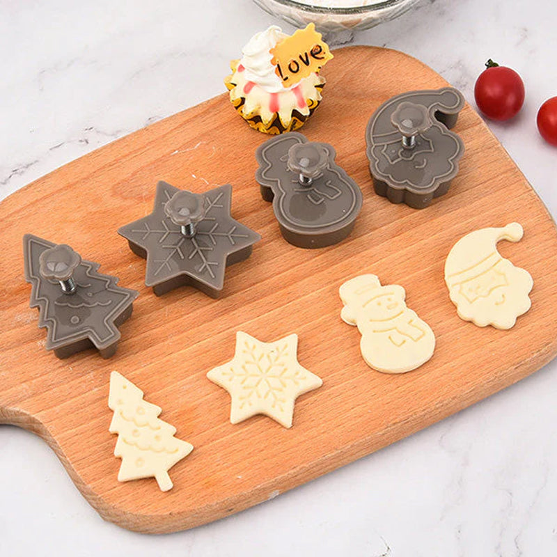 Christmas Baking Spring Cookies Stamp Set (4pcs)