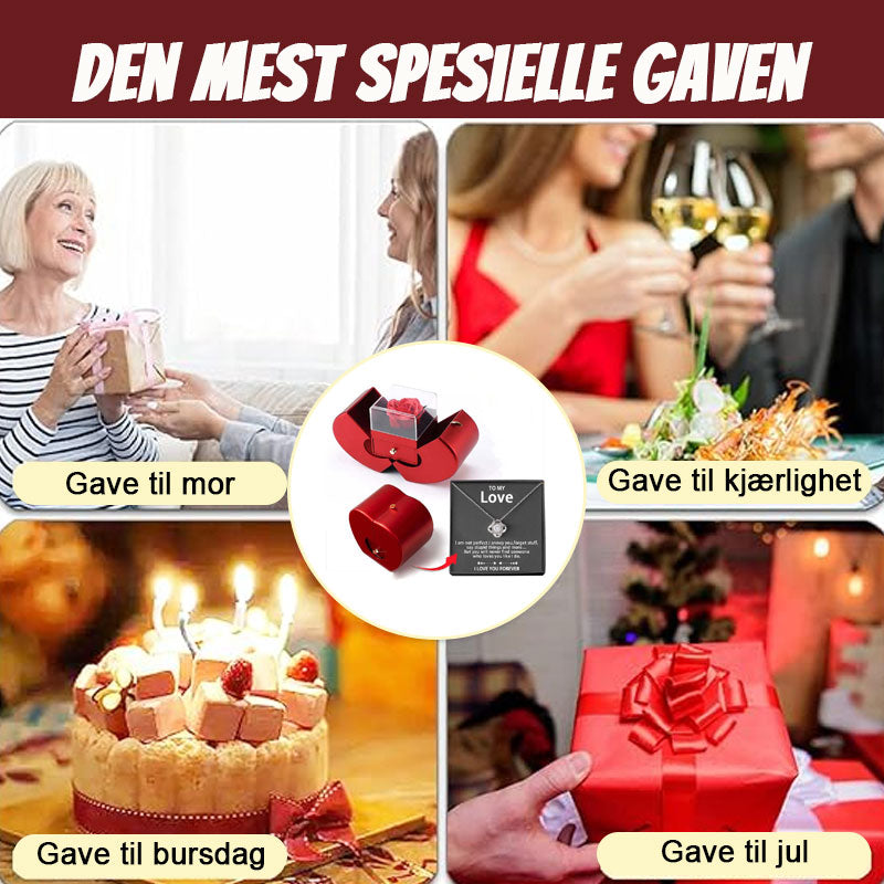 Firkløver Halskjede Feriegave/clavicle chain set