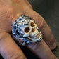 Titanium Steel Skull Skull Ring