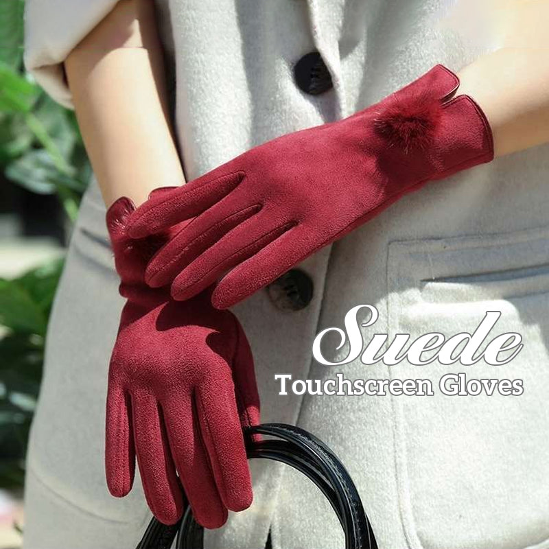 Suede Touchscreen Gloves
