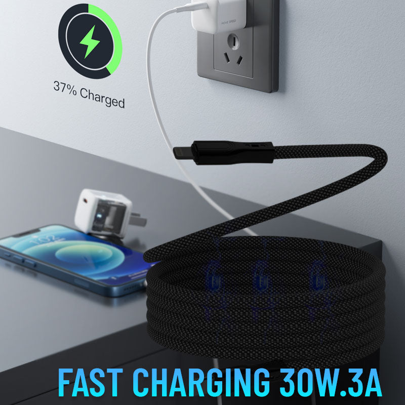 Magnetic Absorption Nanodata Cable