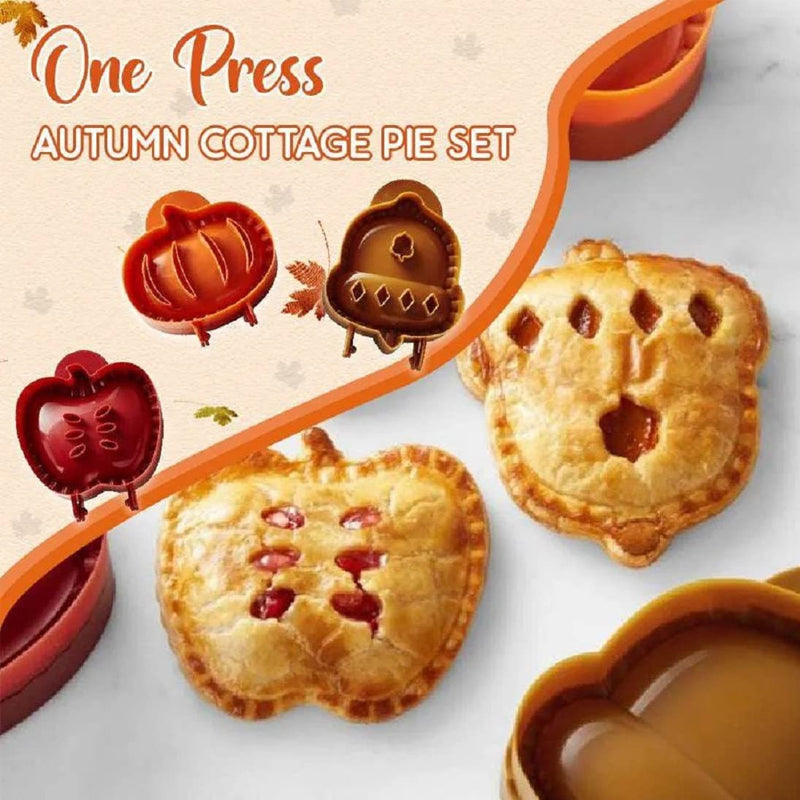 Fall Hand Pie Molds Set of 3