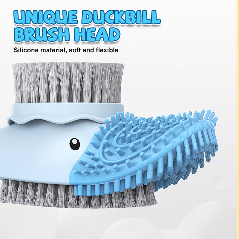 Cartoon Cute Duck Toilet Brush With Fluid