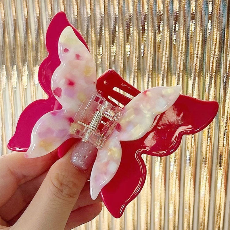 Double Layer Butterfly Hair Clips