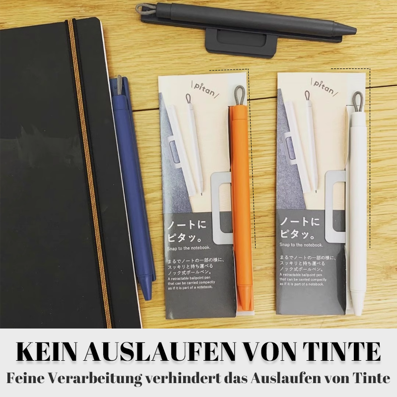 Wird mit magnetischem Stifthalter und Gelstift geliefert