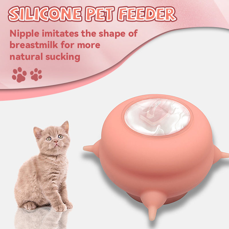 Silicone Pet Feeder With 4 Nipples