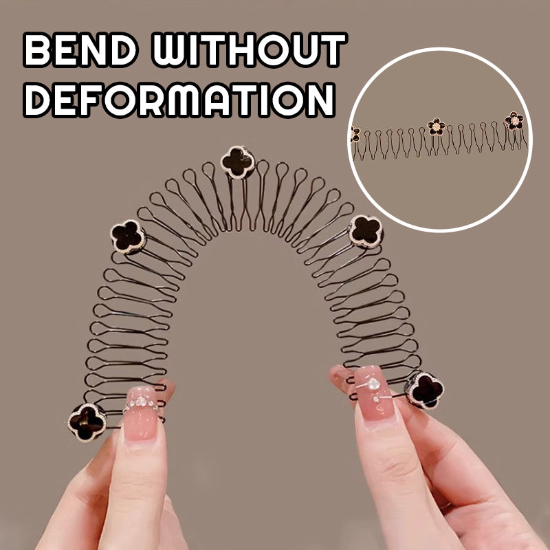 Invisible Broken Hair Clip At The Back Of The Head