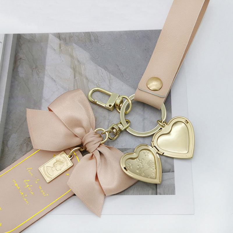 Heart Shaped Car Keychain Pendant