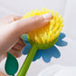 Flower Shaped Long Handle Kitchen Scrubber