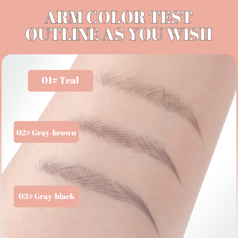 Split-End Waterproof Eyebrow Pencil