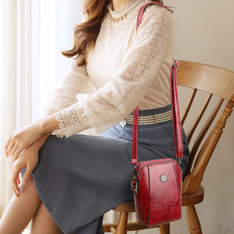 👜RETRO All-Match Vertical Cellphone Bag