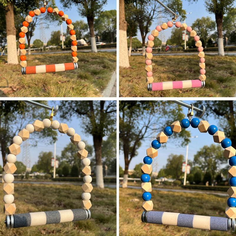 Parrot Chewing Standing Hanging Swing Toy
