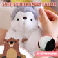 Cartoon Creative Snap Ring Plush Toy Bracelet