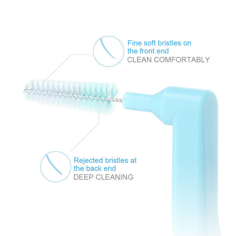 L-Shaped Gap Cleaning Interdental Brush