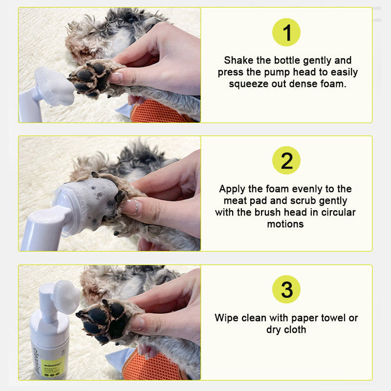 Pet Foot Cleaning Foam