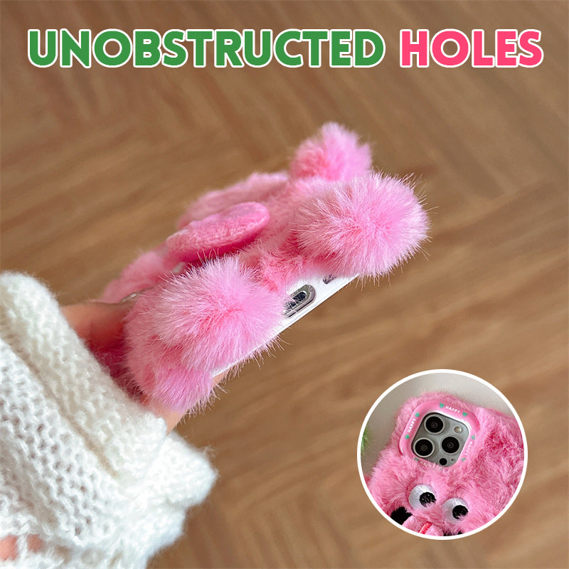 Plush Funny Tongue Sticking Out Phone Case