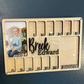 Wooden Child Growth Record Photo Frame
