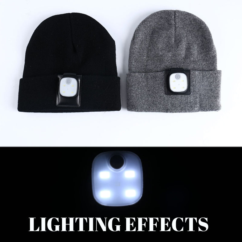 Led Lighting Knitted Hat