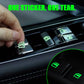 Glow-in-the-Dark Car Window Switch Button Sticker（2 pcs）