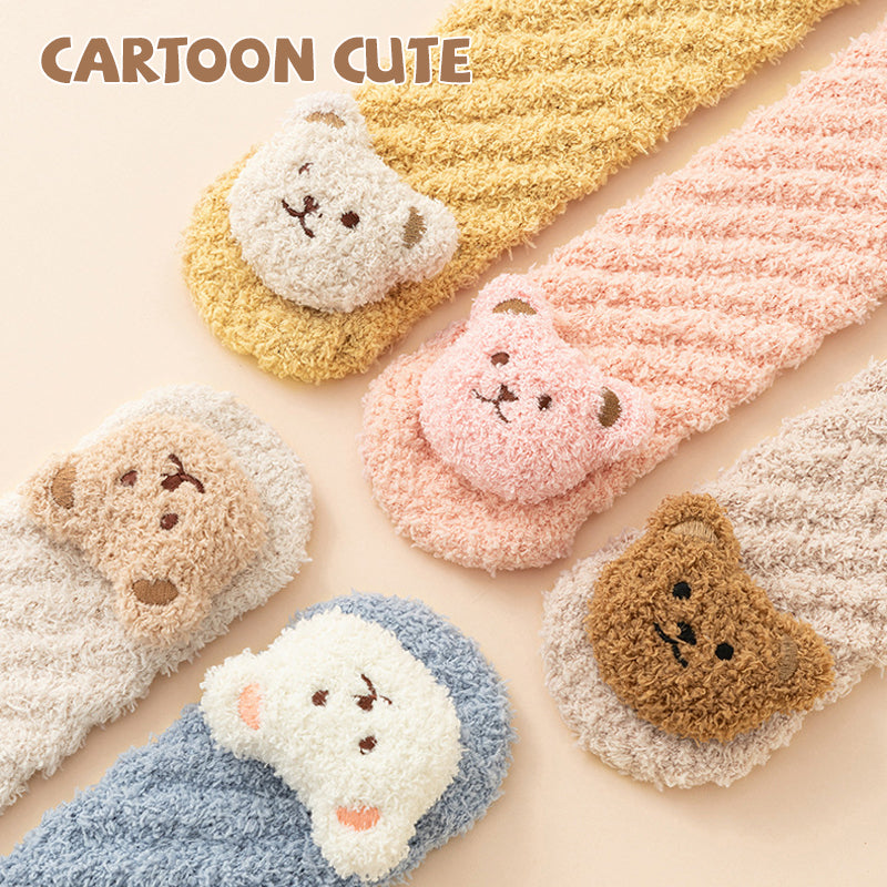 Coral Fleece Baby Stockings