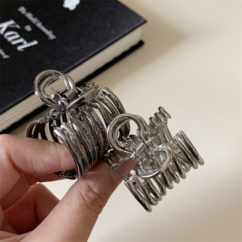 Simple High Ponytail Metal Clip