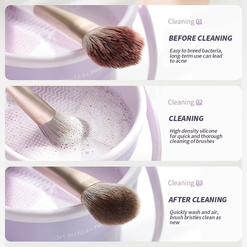 Makeup Brush Cleaning Drying Rack