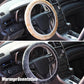 Gummifreier, Elastischer Plüsch-Lenkradbezug/Elastic steering wheel cover without inner ring