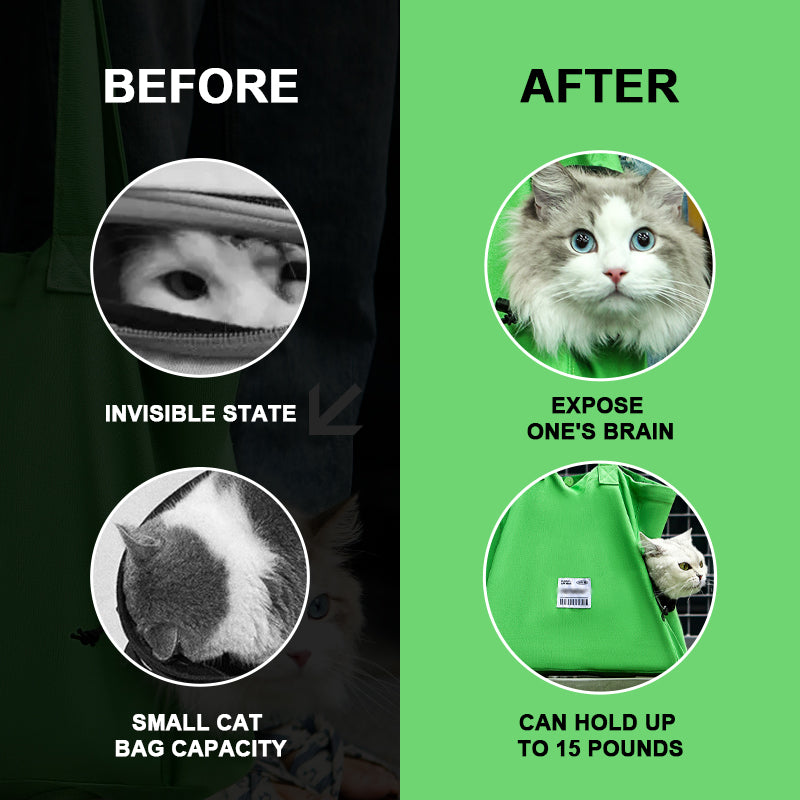 Breathable Canvas Cat Bag