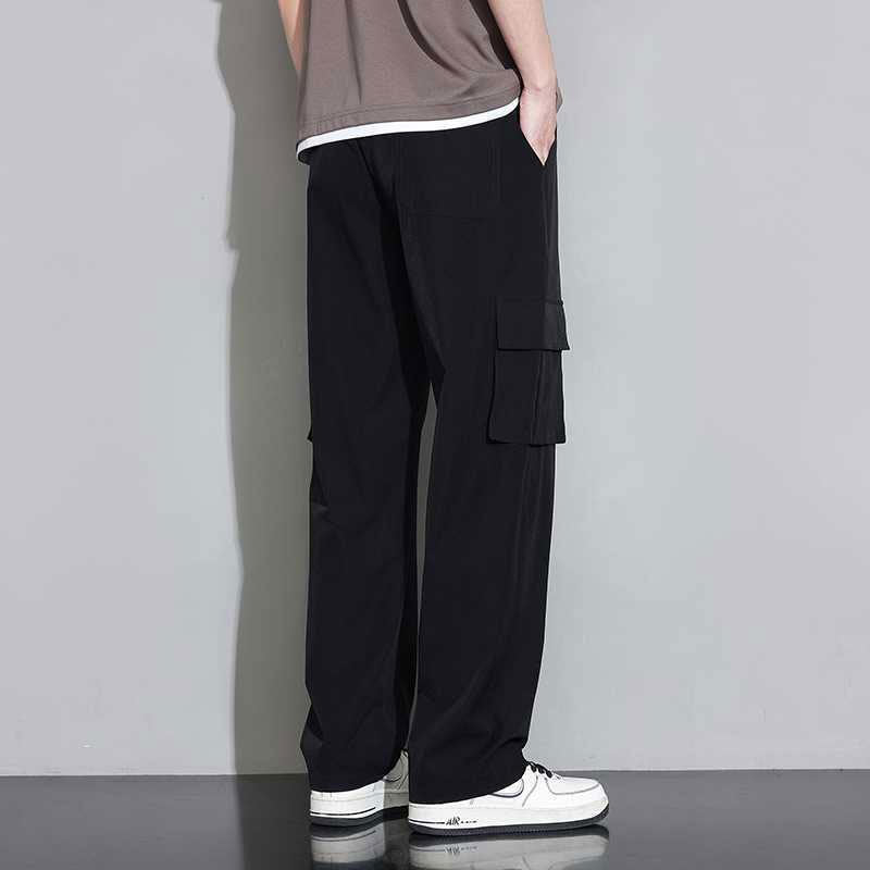 Men'S Ice Silk Cargo Pants
