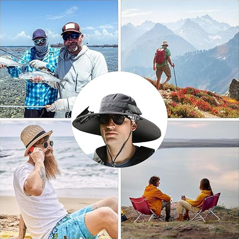 Solar Fan Hat