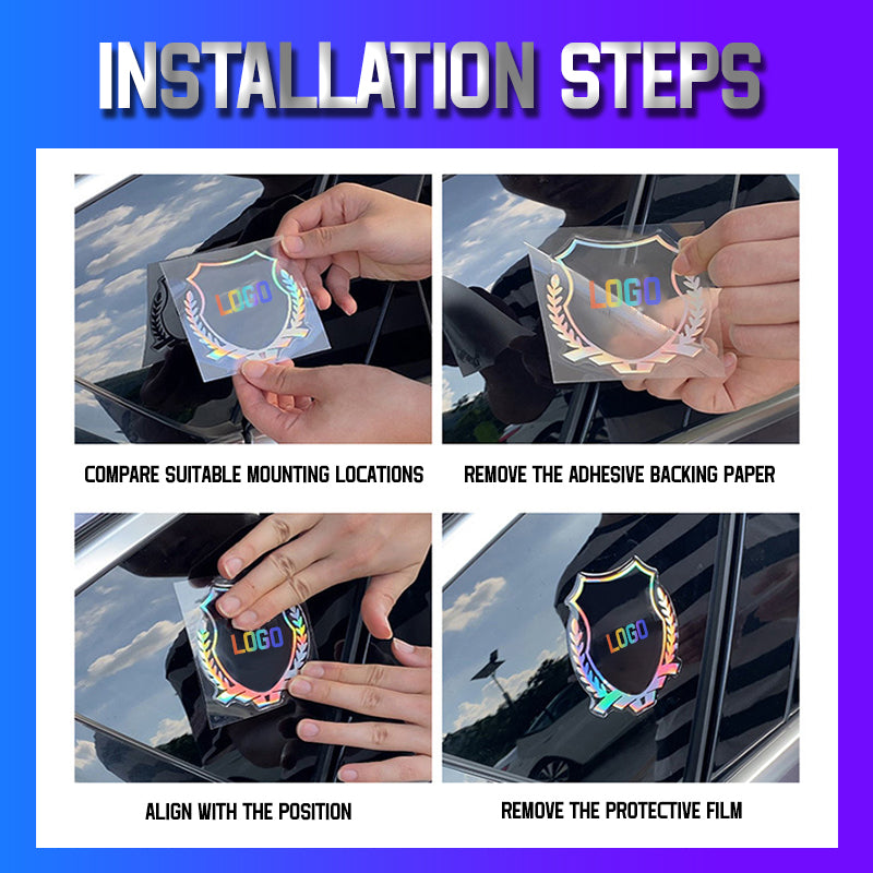 Electroplated Car Sticker Decoration