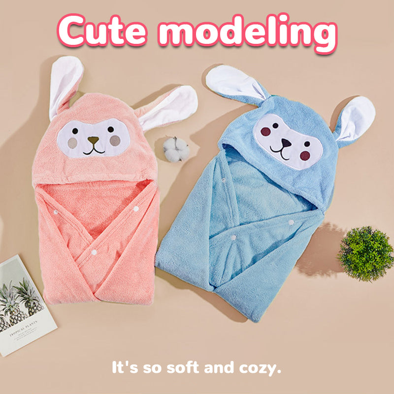 Children's Coral Velvet Bathrobe