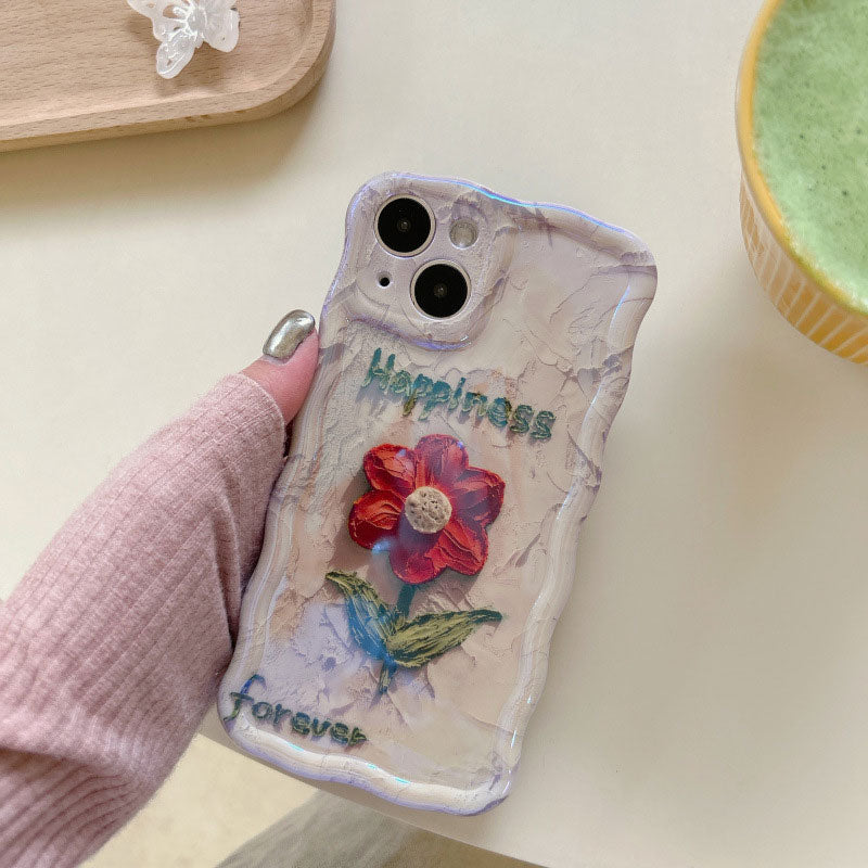 Oil Painting Flower Mobile Phone Case