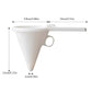 Kremmålebegertrakt/Cream measuring cup funnel