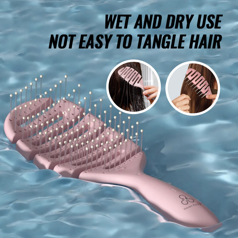 Hollow Curly Hair Massage Comb